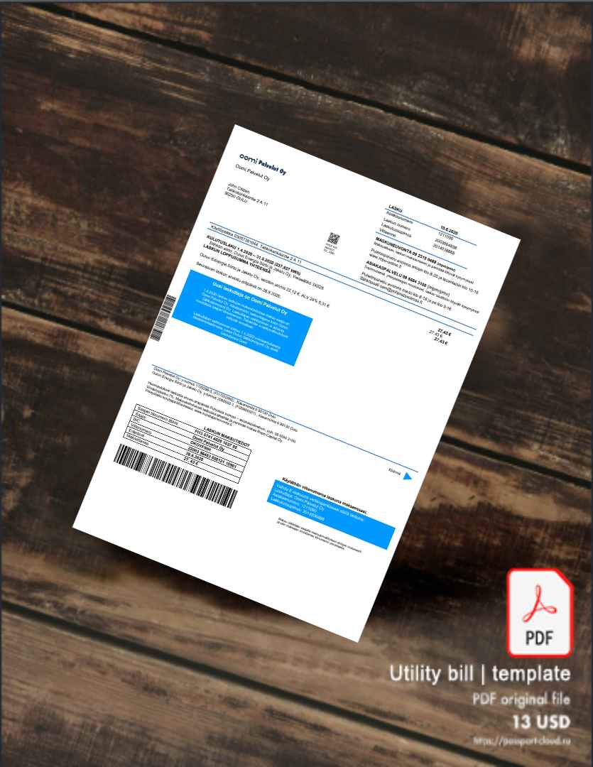 Utility bill | Albanian Power | Albania